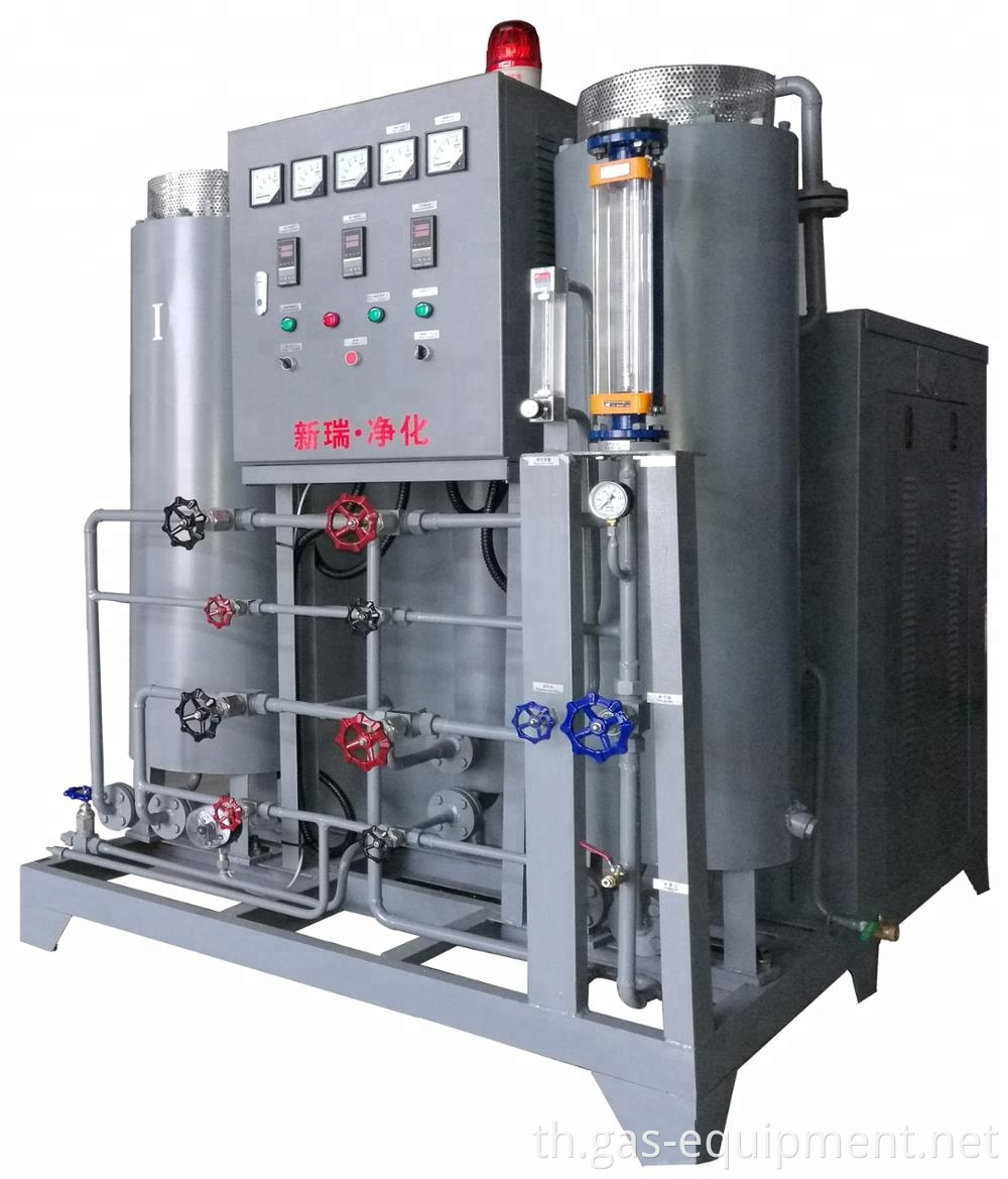 -60 DEW Point AMMONIA CRACROERS H2 GENERATOR โดยแอมโมเนียการสลายตัว H2 โรงงานสำหรับเตาเผาอุตสาหกรรม